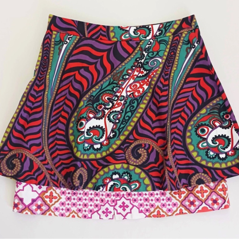 Anthropologie Odille Two Tier Skirt